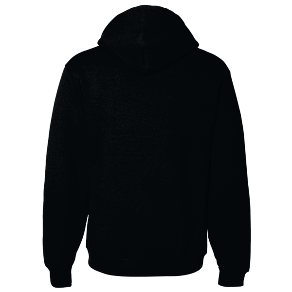 Russell Athletic Unisex Dri Power® Hooded Sweatshirt, Black, Back view