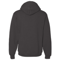 Russell Athletic Unisex Dri Power® Hooded Sweatshirt, Black Heather, Back view