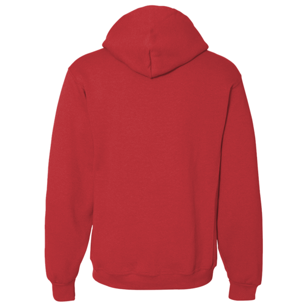 Russell Athletic Unisex Dri Power® Hooded Sweatshirt, True Red, Back view