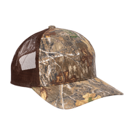 Russell Outdoors Camo Snapback Trucker Cap, Realtree Edge / Brown, Right Side view