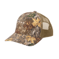 Russell Outdoors Camo Snapback Trucker Cap, Realtree Edge / Coyote Brown, Left Side view