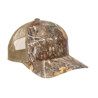 Russell Outdoors Camo Snapback Trucker Cap, Realtree Edge / Coyote Brown, Right Side view