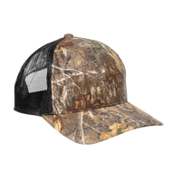 Russell Outdoors Camo Snapback Trucker Cap, Realtree Edge / Deep Black, Right Side view