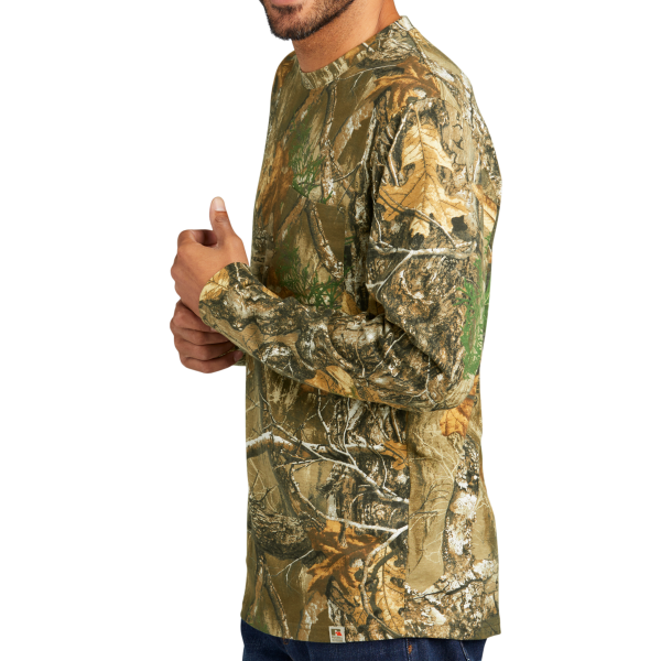 Russell Outdoors Realtree ® Long Sleeve Pocket Tee, Realtree Edge, Left Sleeve view