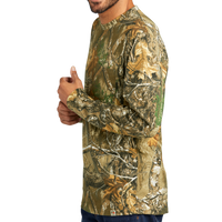 Russell Outdoors Realtree ® Long Sleeve Pocket Tee, Realtree Edge, Left Sleeve view
