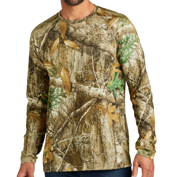 Russell Outdoors Realtree ® Performance Long Sleeve Tee, Realtree Edge, Front view