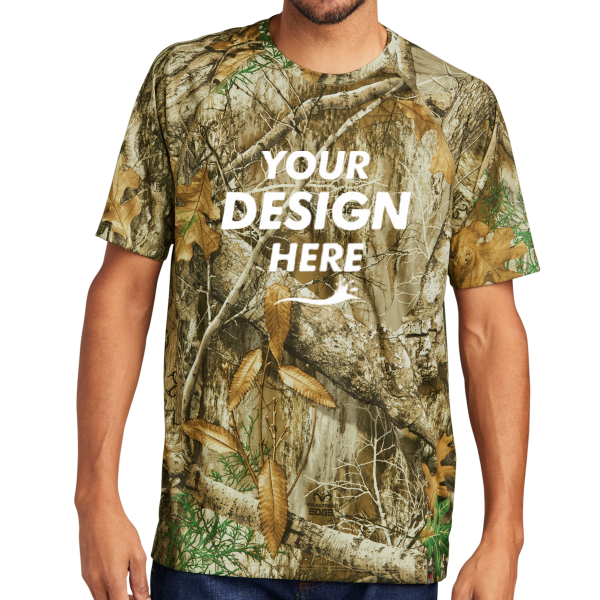 Russell Outdoors Realtree ® Performance Tee, Realtree Edge, Front view, Mockup