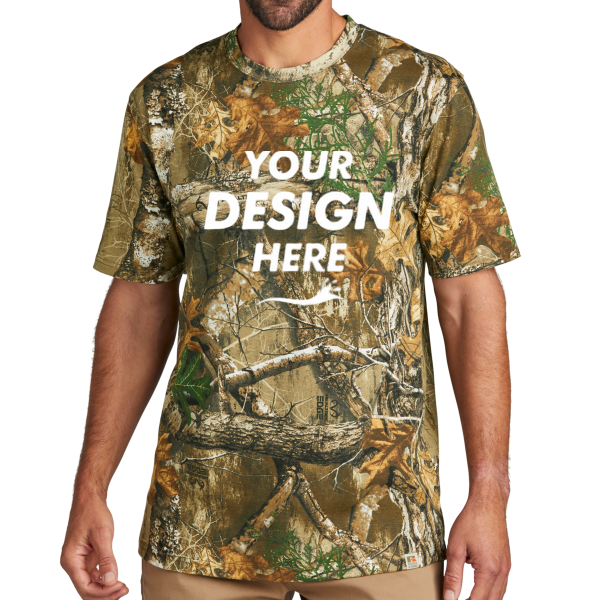 Russell Outdoors Realtree ® Tee, Realtree Edge, Front view, Mockup