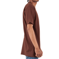 Shaka Wear Unisex Active T-Shirt, Brown, Right Sleeve view