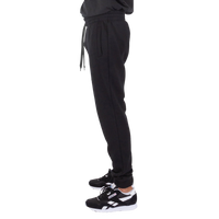 Shaka Wear Unisex Fleece Joggers, Black, Left Side view
