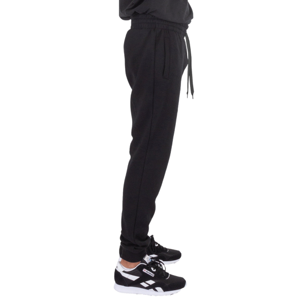 Shaka Wear Unisex Fleece Joggers, Black, Right Side view
