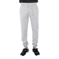Shaka Wear Unisex Fleece Joggers, Heather Grey, Front view