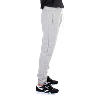 Shaka Wear Unisex Fleece Joggers, Heather Grey, Right Side view