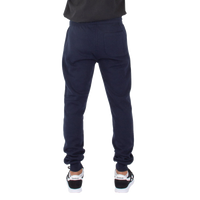 Shaka Wear Unisex Fleece Joggers, Navy, Back view