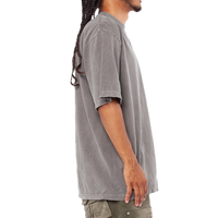 Shaka Wear Unisex Max Heavyweight Garment-Dyed T-Shirt, Cement, Right Sleeve view