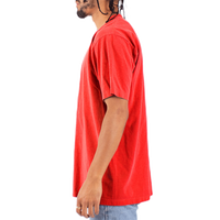 Shaka Wear Unisex Max Heavyweight Garment-Dyed T-Shirt, Cherry Tomato, Left Sleeve view