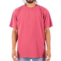 Shaka Wear Unisex Max Heavyweight Garment-Dyed T-Shirt, Clay Red, Front view