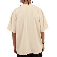 Shaka Wear Unisex Max Heavyweight Garment-Dyed T-Shirt, Cream, Back view