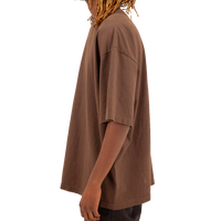 Shaka Wear Unisex Max Heavyweight Garment-Dyed T-Shirt, Mocha, Left Sleeve view