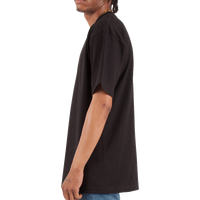Shaka Wear Unisex Max Heavyweight T-Shirt, Black, Left Sleeve view