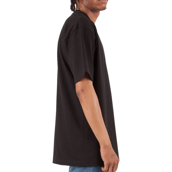 Shaka Wear Unisex Max Heavyweight T-Shirt, Black, Right Sleeve view