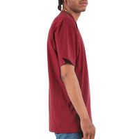 Shaka Wear Unisex Max Heavyweight T-Shirt, Cardinal, Right Sleeve view