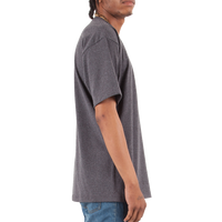 Shaka Wear Unisex Max Heavyweight T-Shirt, Charcoal Grey Heather, Right Sleeve view