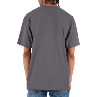 Shaka Wear Unisex Max Heavyweight T-Shirt, Dark Grey, Back view