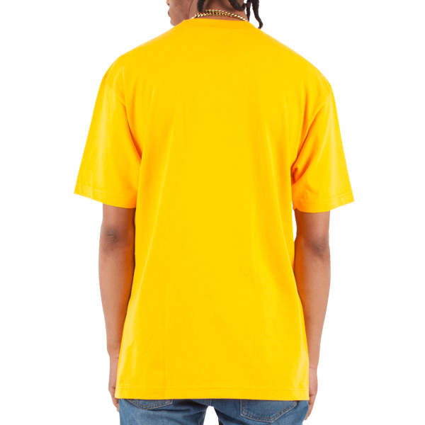 Shaka Wear Unisex Max Heavyweight T-Shirt, Gold, Back view