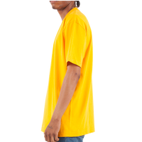 Shaka Wear Unisex Max Heavyweight T-Shirt, Gold, Left Sleeve view