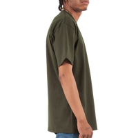 Shaka Wear Unisex Max Heavyweight T-Shirt, Hunter Green, Right Sleeve view