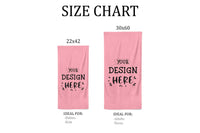 Beach Towel Size Chart
