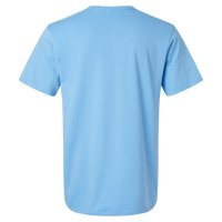 SoftShirts Unisex Classic T-Shirt, Azure, Back view