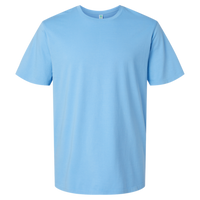 SoftShirts Unisex Classic T-Shirt, Azure, Front view