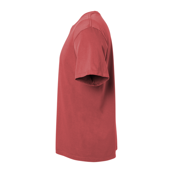 SoftShirts Unisex Classic T-Shirt, Brick, Left Sleeve view