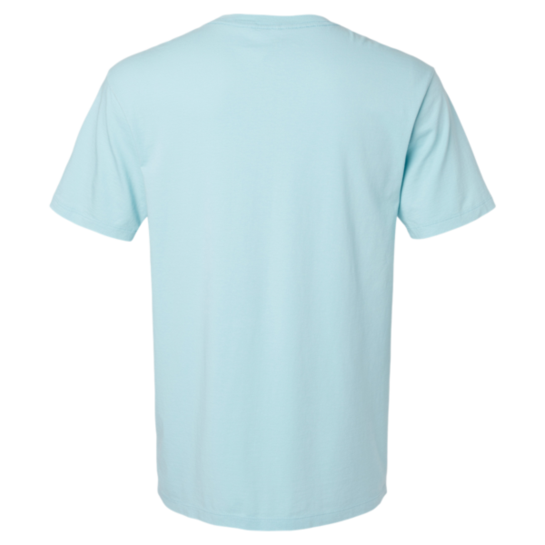 SoftShirts Unisex Classic T-Shirt, Chambray, Back view