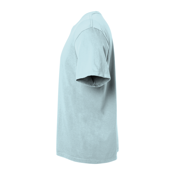 SoftShirts Unisex Classic T-Shirt, Chambray, Left Sleeve view