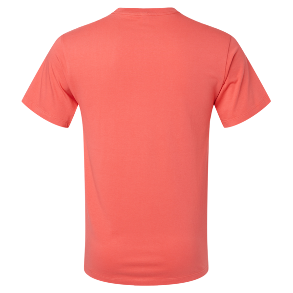 SoftShirts Unisex Classic T-Shirt, Coral, Back view