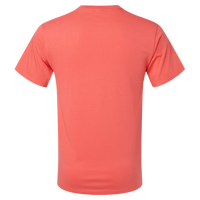 SoftShirts Unisex Classic T-Shirt, Coral, Back view
