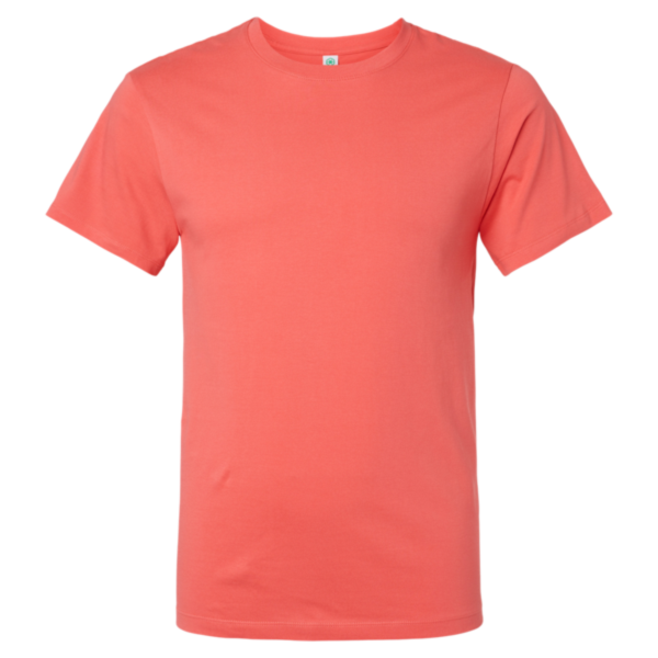SoftShirts Unisex Classic T-Shirt, Coral, Front view