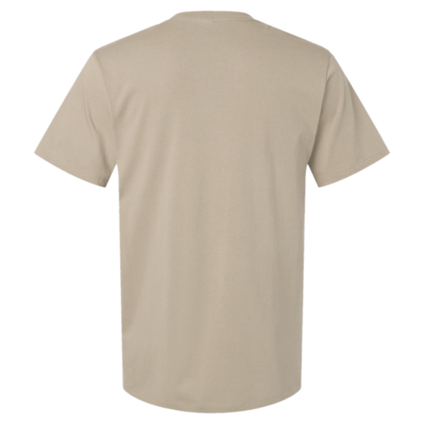 SoftShirts Unisex Classic T-Shirt, Latte, Back view