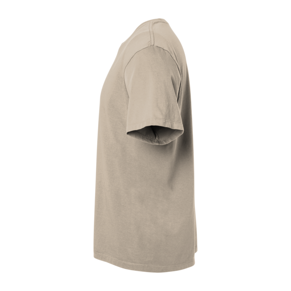 SoftShirts Unisex Classic T-Shirt, Latte, Left Sleeve view