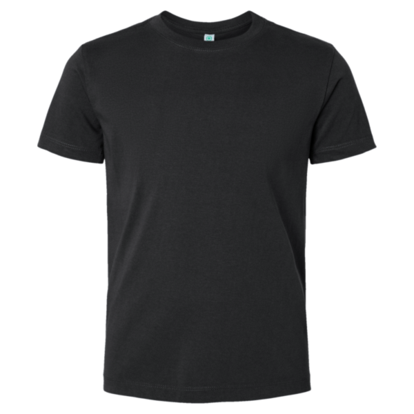 SoftShirts Youth Classic T-Shirt, Black, Front view