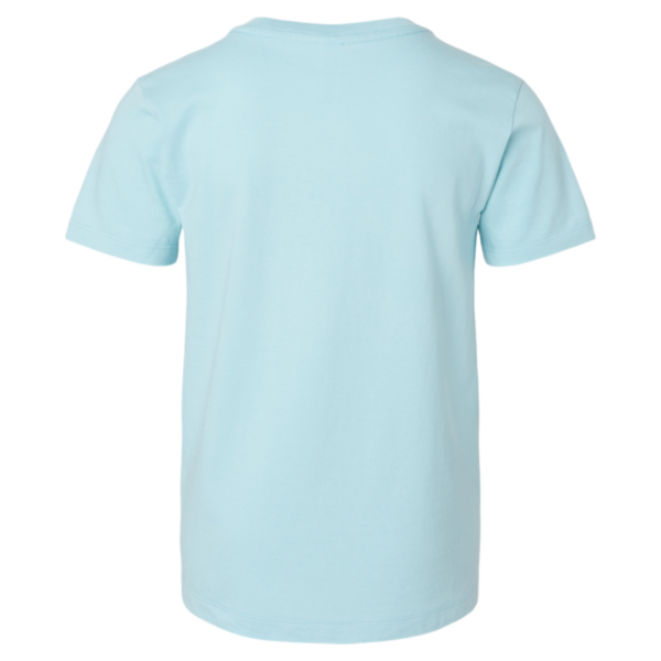 SoftShirts Youth Classic T-Shirt, Chambray, Back view