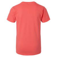 SoftShirts Youth Classic T-Shirt, Coral, Back view