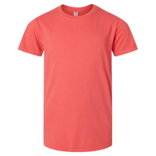 SoftShirts Youth Classic T-Shirt, Coral, Front view