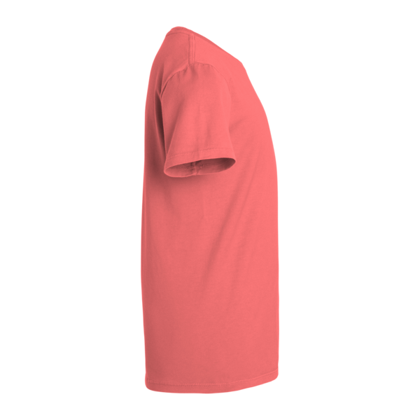SoftShirts Youth Classic T-Shirt, Coral, Right Sleeve view