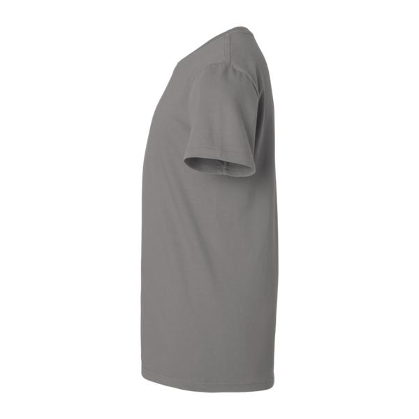 SoftShirts Youth Classic T-Shirt, Graphite, Left Sleeve view