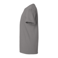 SoftShirts Youth Classic T-Shirt, Graphite, Left Sleeve view