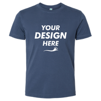 SoftShirts Youth Classic T-Shirt, Navy, Front view, Mockup